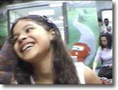 Children playing. Children pictured are child actors